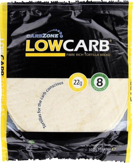 CarbZone Lavkarbo Tortillas Small 8x40g CarbZone Lavkarbo Tortillas Small 8x40g