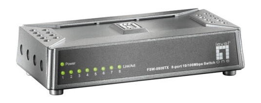 LevelOne SW PALM 10/100MB 8/P (4015867109540)