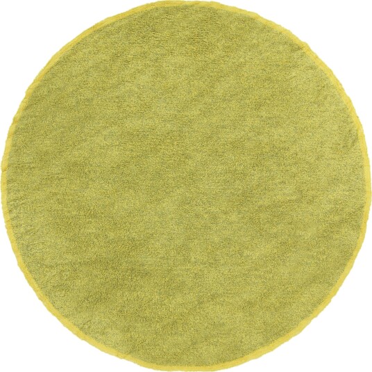 Rundt teppe Celina Natural Cotton Shaggy grønn/gul Størrelse: Ø 200 cm Rundt teppe Celina Natural Cotton Shaggy grønn/gul Størrelse: Ø 200 cm