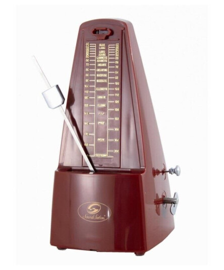 Soundsation Mm-10p-R Metronom Mekanisk M. Klokke, Red