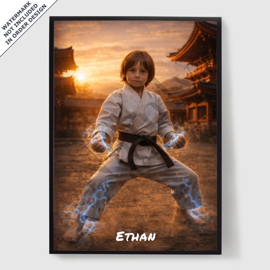 Namly Design Personalisert Plakat Karate Kid AI Plakat POSTERWKHJSD