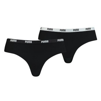 Puma Truser 2P Women Microfiber Brazilian Hang Svart X-Small Dame