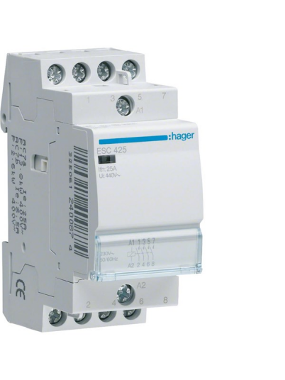 Hager Contactor 40a 4no 230v 3m (3250612401284) Hager Contactor 40a 4no 230v 3m (3250612401284)