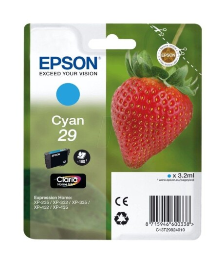 Epson T2982 blekkpatron, cyan