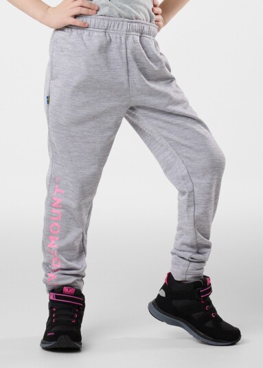 Training Logo Pants Jr Lt. Grey Melange/Lt. Pink 150 Sweatpants Training Logo Pants Jr Lt. Grey Melange/Lt. Pink 150 Sweatpants