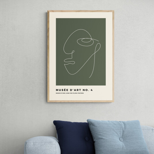 Musée d'art no. 4 av Pluma Posters