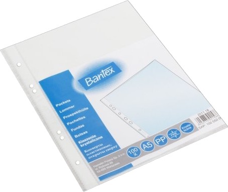 Bantex A5 Krystall Dokumentlommer Bantex A5 Krystall Dokumentlommer
