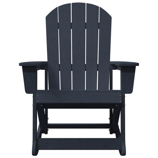 Adirondack Gyngestoler 2 pcs Marineblå 73.5 x 92 x 90 cm HDPE