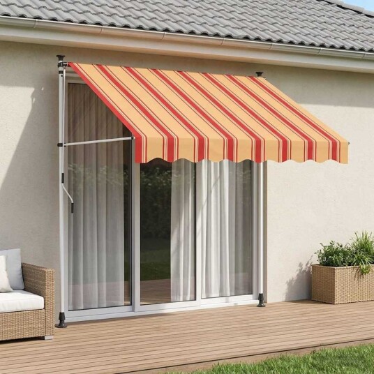 vidaXL Manuell utskiftbar markise Flerfarget 400 x 115 x 300 cm