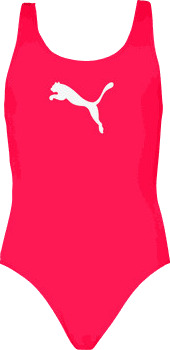Puma Swim Girls Racerback Swimsuit badedrakt junior Red 152