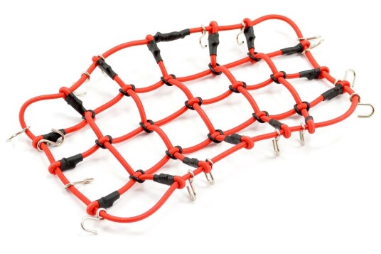 Fastrax Elastisk Bagasjenett - Rød 190x110mm