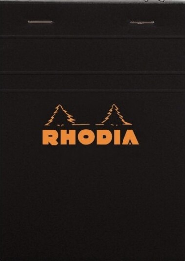 Rhodia 136009C Bilde Sort A6 80 Ark Linjerte Ark Mykt Omslag Foran Og Hardt Omslag Bak Rhodia 136009C Bilde Sort A6 80 Ark Linjerte Ark Mykt Omslag Foran Og Hardt Omslag Bak
