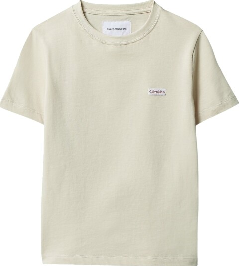 Calvin Klein T skjorte Logo Havregrøt Grey Calvin Klein 12 år 152 T skjorte Beige