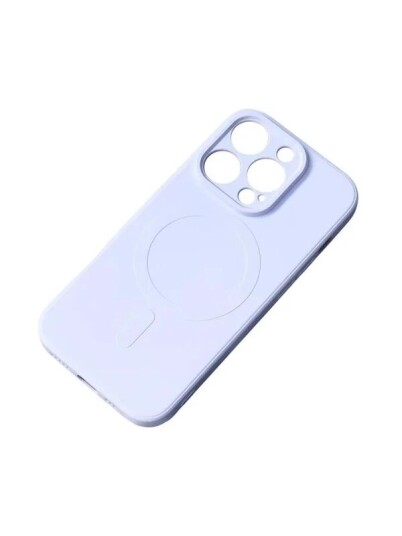 Hurtel MagSafe Compatible Silicone Case for iPhone 15 Pro Max Silicone Case Blue