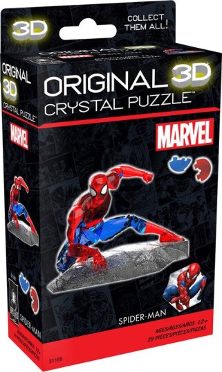 BEPUZZLED Marvel SpiderMan 3D Crystal puzzle