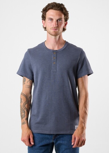 Denim Factory Henley Tee Navy Xl T-Shirts