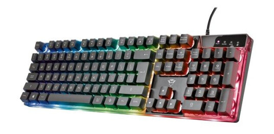 Trust Gaming GXT 835 Azor - Tastatur - Amerikansk Engelsk - Svart Trust Gaming GXT 835 Azor - Tastatur - Amerikansk Engelsk - Svart