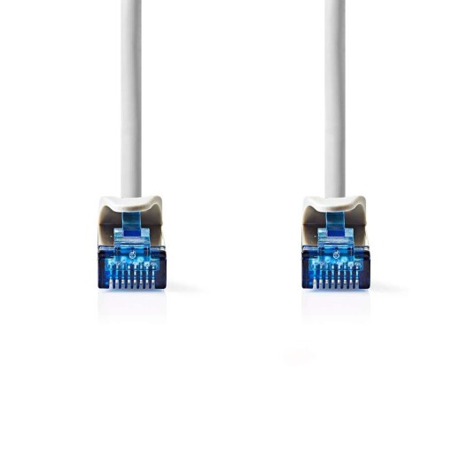 Nedis CAT6a S/FTP Nettverkskabel 3m Snagless Rund LSZH Grå Nedis CAT6a S/FTP Nettverkskabel 3m Snagless Rund LSZH Grå