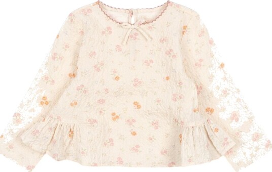 Konges Sløjd Genser   Elin Bow   Nonoka   Konges Sløjd   4 år (104)   Genser Beige Oransje Rosa