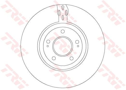 Bremseskive TRW DF7302S