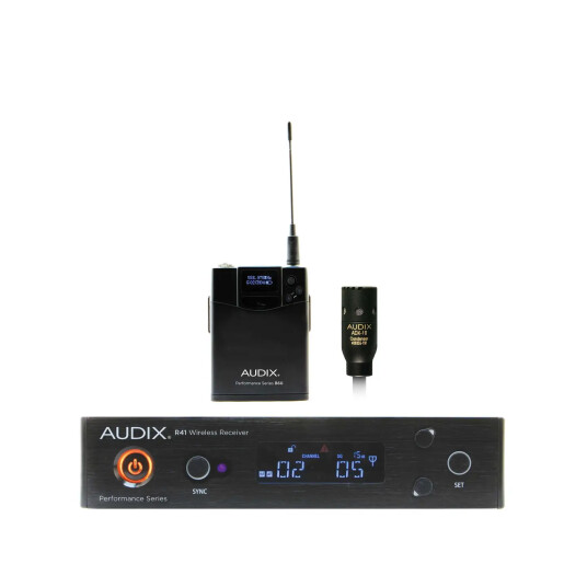 Audix Ap41l10a - Wireless Mic System, Diversity Receiver, Bodypack Transmitter, Adx10 Lavalier Mic