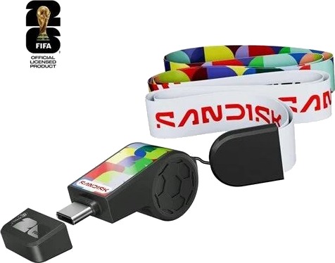 SanDisk FIFA World Cup 2026 Gold Edition 128GB Minnepenn SanDisk FIFA World Cup 2026 Gold Edition 128GB Minnepenn