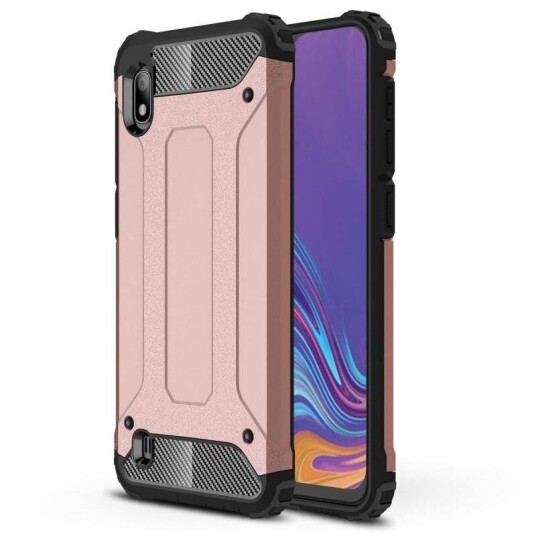 INCOVER Samsung Galaxy A10 Armor Guard Hardt Plastdeksel - Rose Gull