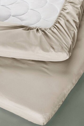 Jotex ZACK BABY dra-på-laken vogn/vugge 40x90 cm - økologisk Beige 1673029-02-398 1673029-04-398