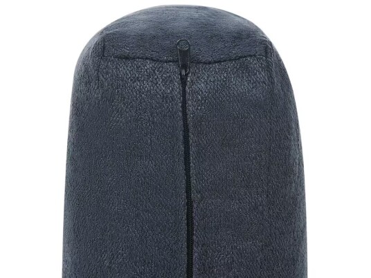 Beliani Sovesofa Mørkeblå Polyester Justerbare Armlener Minimalistisk Design