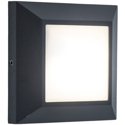 LUTEC ARCHITECTURAL HELENA VEGGHENGT LAMPE MØRK GRÅ