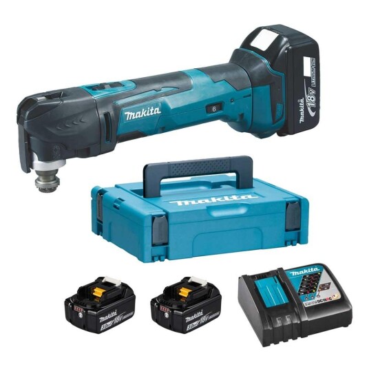 Makita DTM51RFJX1 Multiverktøy m/koffert lader batterier