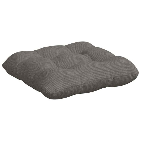 Seteputer 4 pcs Lysegrå 45 x 45 cm Corduroy stoff