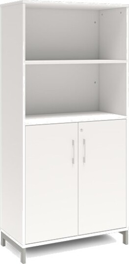 Kontorskab Dna, 800X1660 Mm, Hvid/Hvid 4A4/2A4 Kontorskab Dna, 800X1660 Mm, Hvid/Hvid 4A4/2A4