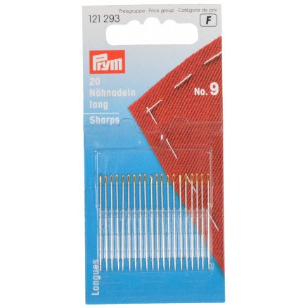 Prym Synåler Stål Sølv 0,60x34mm Str 9 20 stk