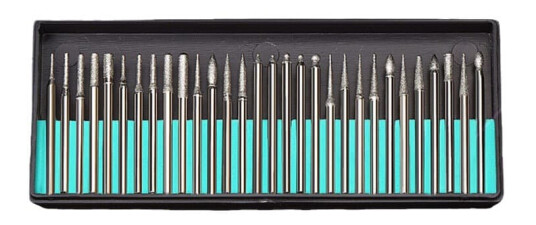 INF 30 stk. Diamantborsett for neglboremaskin 3,0 mm skaft