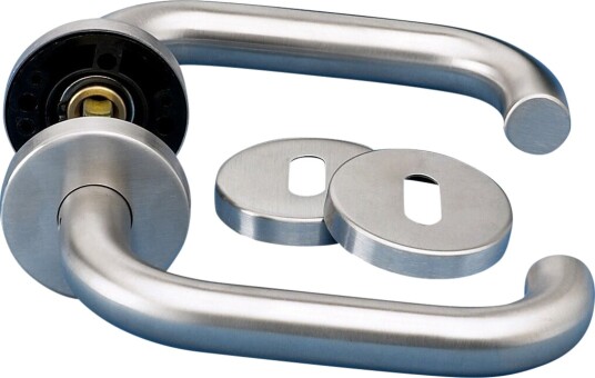 Nobrand Dørhåndtak Ulstrup U Grep Rustfritt Stål CC30 38mm Ø19mm