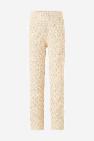 Vero Moda - Bukser vmEvelyn HW Crochet Pants - Natur