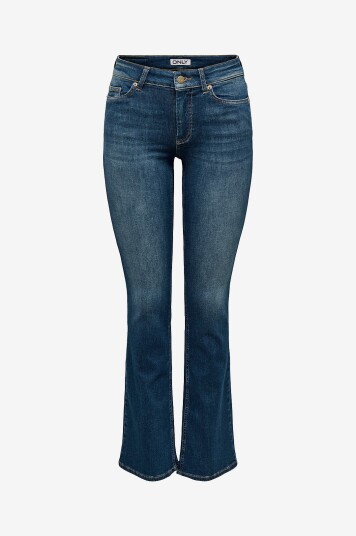 Only Jeans onlBlush Mid Flared Dnm Rea260 Blå Only Jeans onlBlush Mid Flared Dnm Rea260 Blå