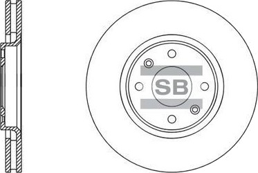 Bremseskive Hi Q SD5003