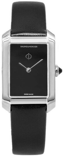Baume & Mercier Dameklokke M0A10760 Sort/Lær