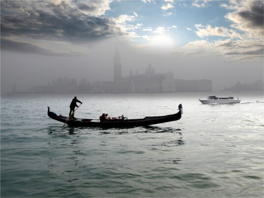 Fototapet Gondol Tur Venezia 350x270 - Artgeist sp. z o. o.