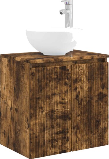  Vegghengt vaskeservant Røkt Eik 49,5 x 35 x 63 cm