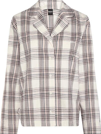 BOSS Holiday_Shirt OPEN WHITE XS
