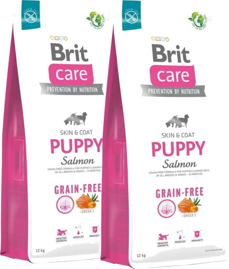 Brit Care Puppy Grain Free Salmon 2X12 kg