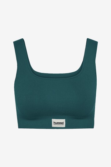 Hummel Sports BH hmlPulse Seamless Rib Grønn