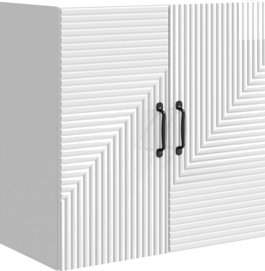 vidaXL Vegghengt skap Høgglans hvit 59 x 31 x 60 cm Konstruert tre vidaXL Vegghengt skap Høgglans hvit 59 x 31 x 60 cm Konstruert tre