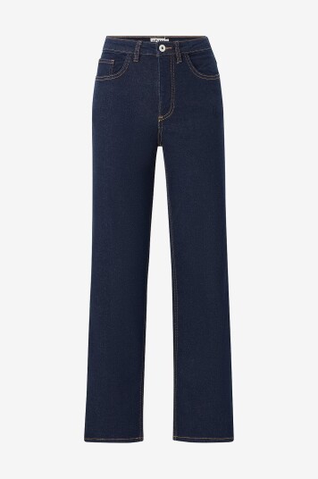 ICHI - Jeans ihTwiggy Straight - Blå