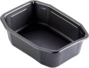 Bakke 1 Rum 1395 Ml 215X148x70 Mm Hmr Pp Sort,232 Stk/Krt