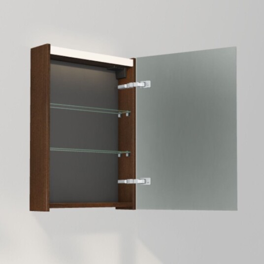 INR Iconic Nordic Rooms Stage 50 Speilskap med Stikkontakt Dark oak / 50cm Høyre INR Iconic Nordic Rooms Stage 50 Speilskap med Stikkontakt Dark oak / 50cm Høyre