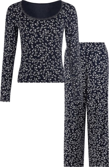 Dorina Yas Long Pj Set   Navy   XL
